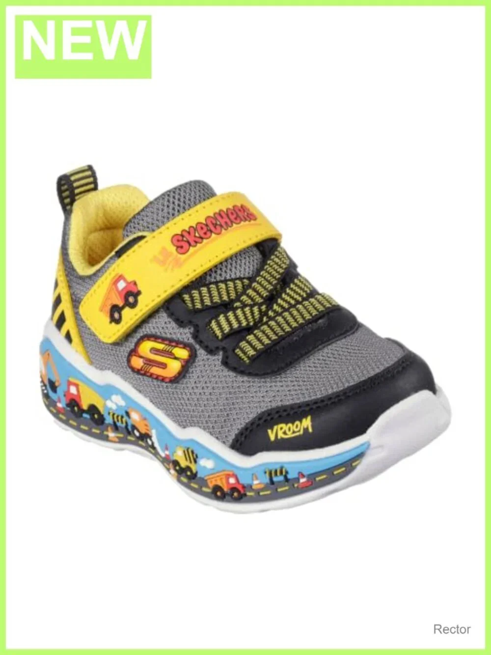 Boys Sneakers Adaptive Closure Stretch Laces Adjustable Strap